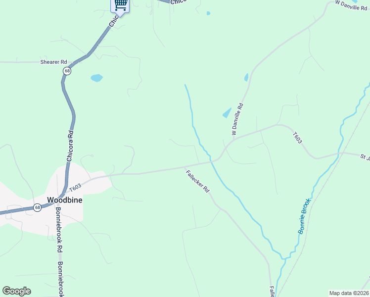 map of restaurants, bars, coffee shops, grocery stores, and more near 207 Saint Joe Road in Butler