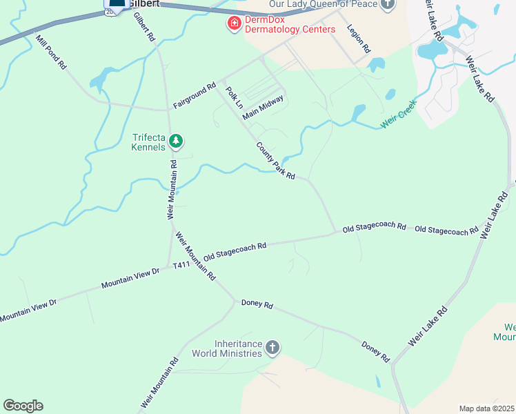 map of restaurants, bars, coffee shops, grocery stores, and more near 9 Old Stagecoach Road in Monroe