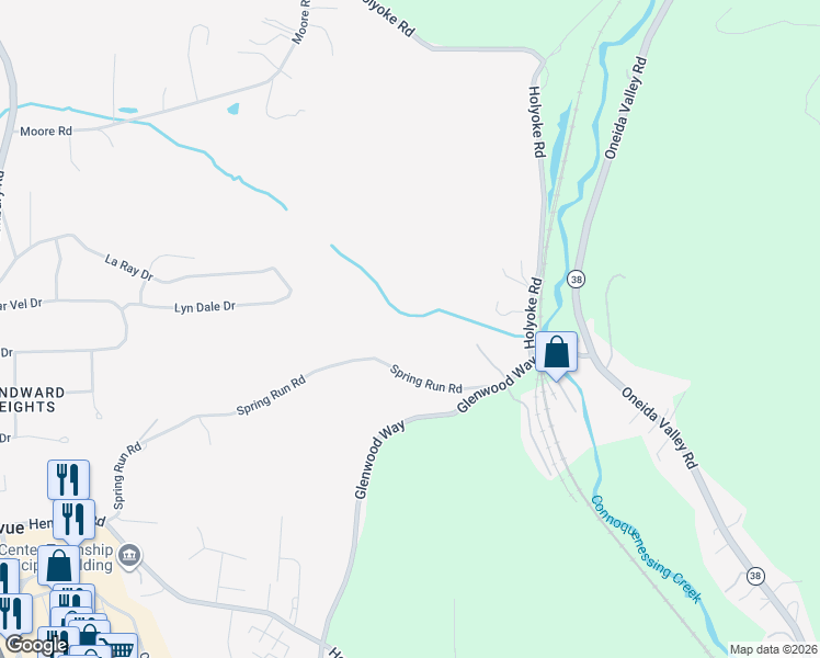 map of restaurants, bars, coffee shops, grocery stores, and more near in Shanor-Northvue