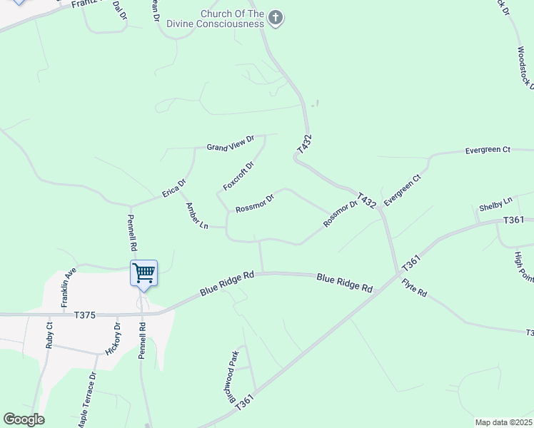 map of restaurants, bars, coffee shops, grocery stores, and more near 330 Rossmor Drive in Saylorsburg