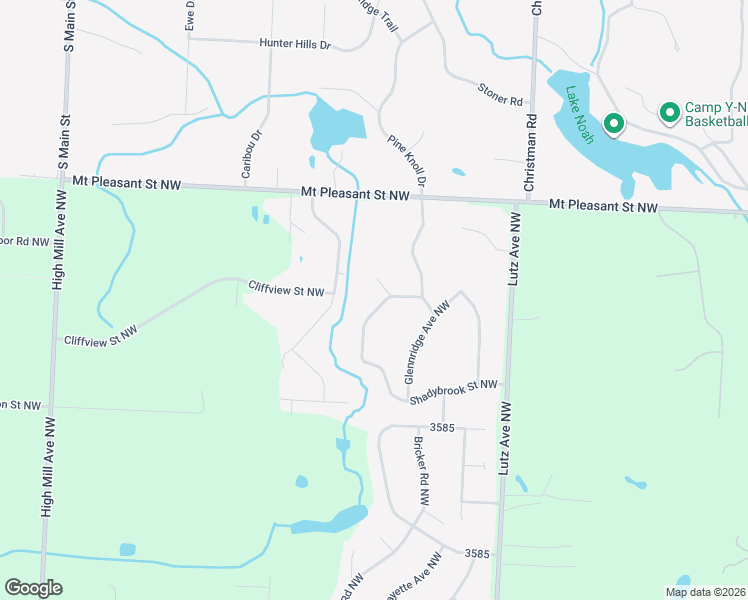 map of restaurants, bars, coffee shops, grocery stores, and more near 8631 Scenicridge Avenue Northwest in Clinton