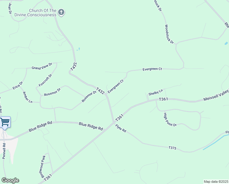 map of restaurants, bars, coffee shops, grocery stores, and more near 268 Evergreen Court in Saylorsburg