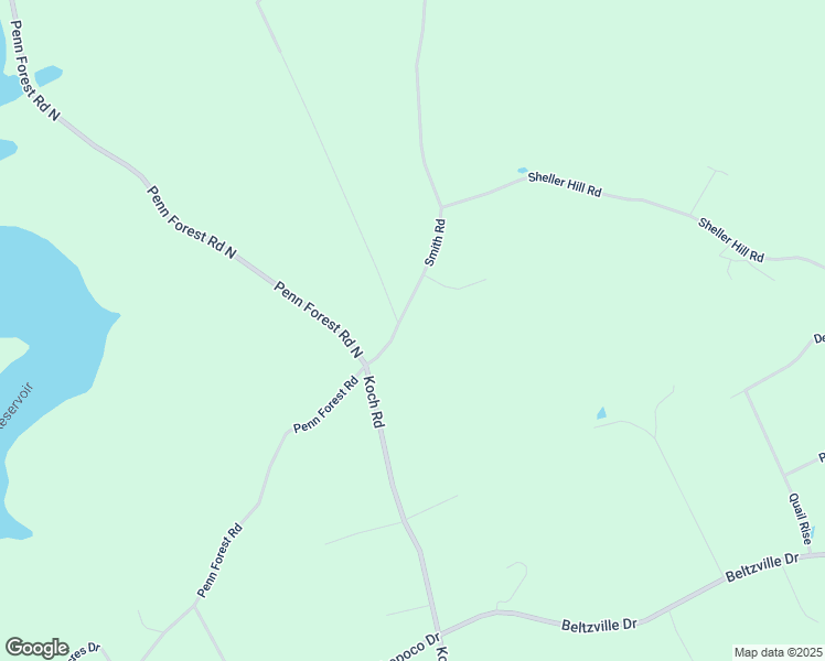 map of restaurants, bars, coffee shops, grocery stores, and more near 202 Smith Road in Kunkletown