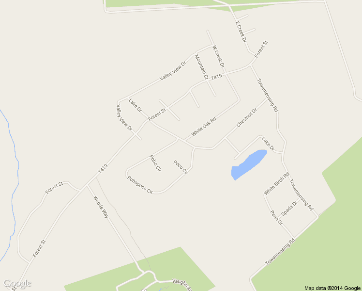 map of restaurants, bars, coffee shops, grocery stores, and more near 565 Lake Dr in Lehighton