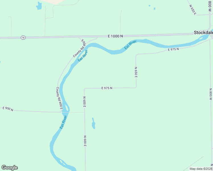 map of restaurants, bars, coffee shops, grocery stores, and more near 6242 East 975 North in Roann