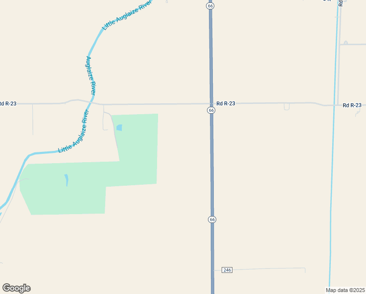 map of restaurants, bars, coffee shops, grocery stores, and more near 25771 Road R-23 in Delphos