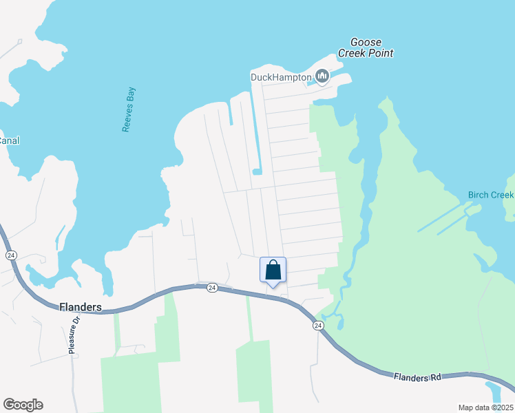 map of restaurants, bars, coffee shops, grocery stores, and more near 125 Royal Avenue in Flanders