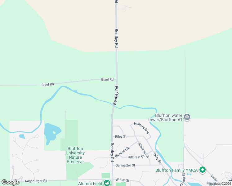 map of restaurants, bars, coffee shops, grocery stores, and more near 11560-11598 Bentley Road in Bluffton