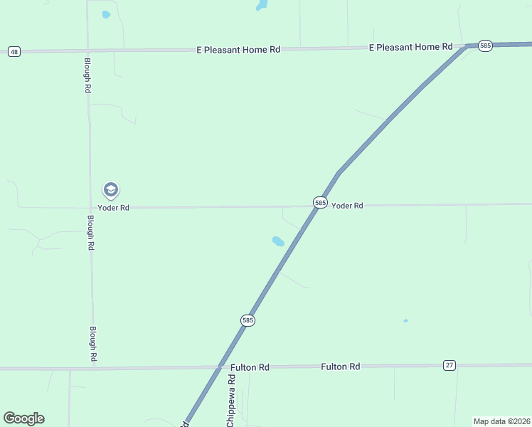 map of restaurants, bars, coffee shops, grocery stores, and more near 9679 Yoder Road in Marshallville