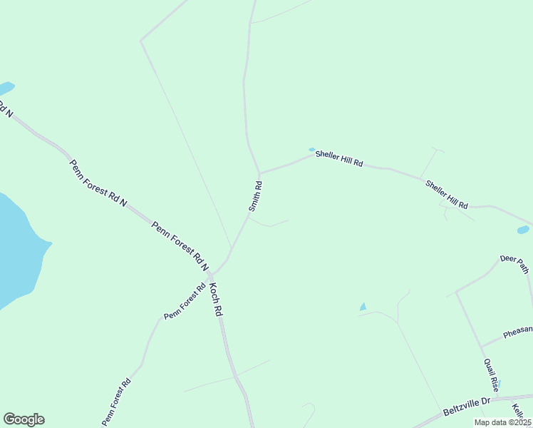 map of restaurants, bars, coffee shops, grocery stores, and more near 3107 Birchwood Drive in Kunkletown