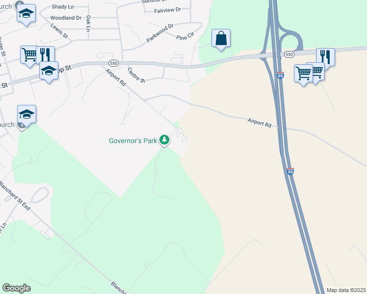 415 Governors Park Road, Bellefonte PA Walk Score