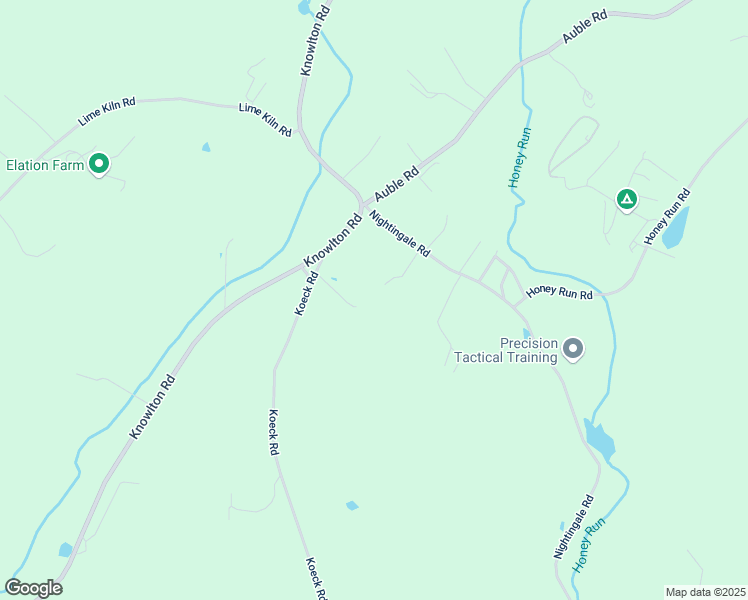 map of restaurants, bars, coffee shops, grocery stores, and more near 1 Koeck Road in Columbia