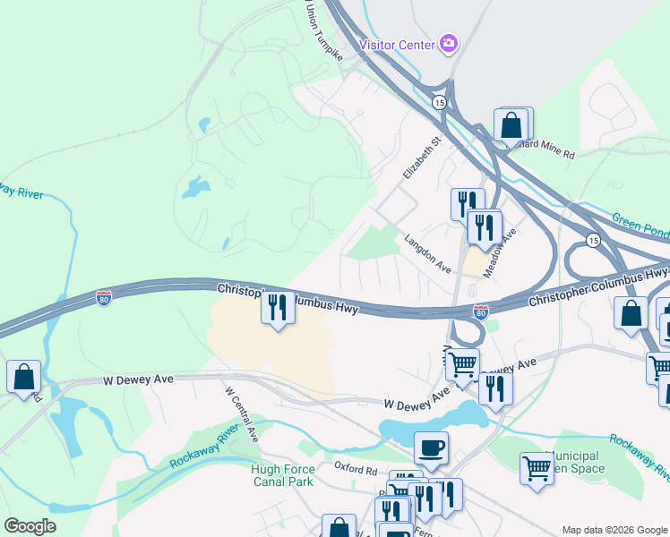 map of restaurants, bars, coffee shops, grocery stores, and more near 20130 Westview in Wharton