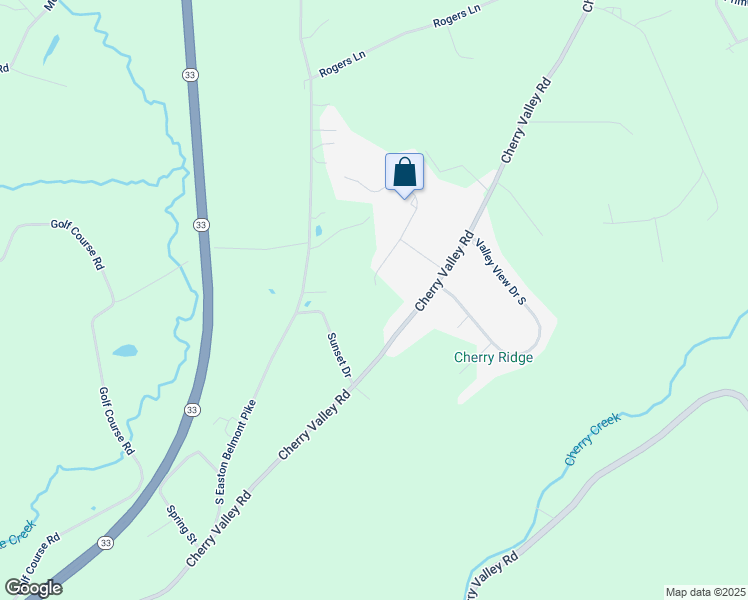 map of restaurants, bars, coffee shops, grocery stores, and more near 226 Circle Drive in Saylorsburg