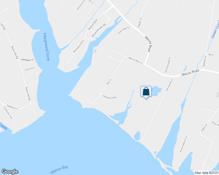 map of restaurants, bars, coffee shops, grocery stores, and more near 141 Bay Lane in Water Mill