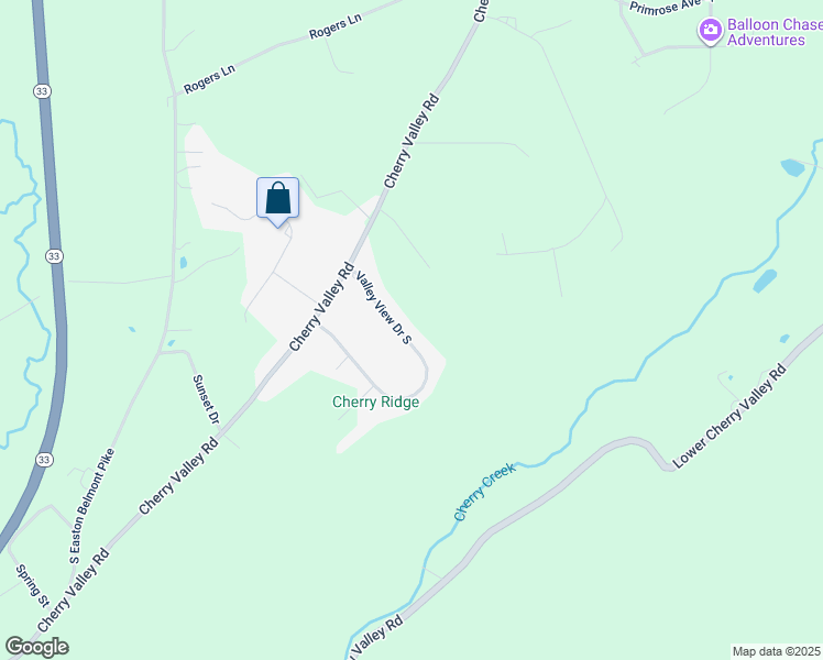 map of restaurants, bars, coffee shops, grocery stores, and more near 2184 Valley View Drive South in Saylorsburg