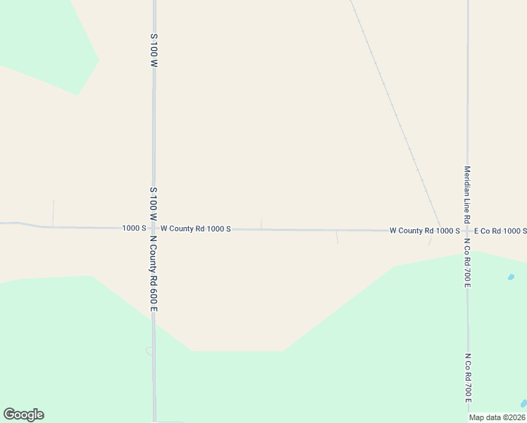 map of restaurants, bars, coffee shops, grocery stores, and more near 864 West County Road 1000 South in Twelve Mile