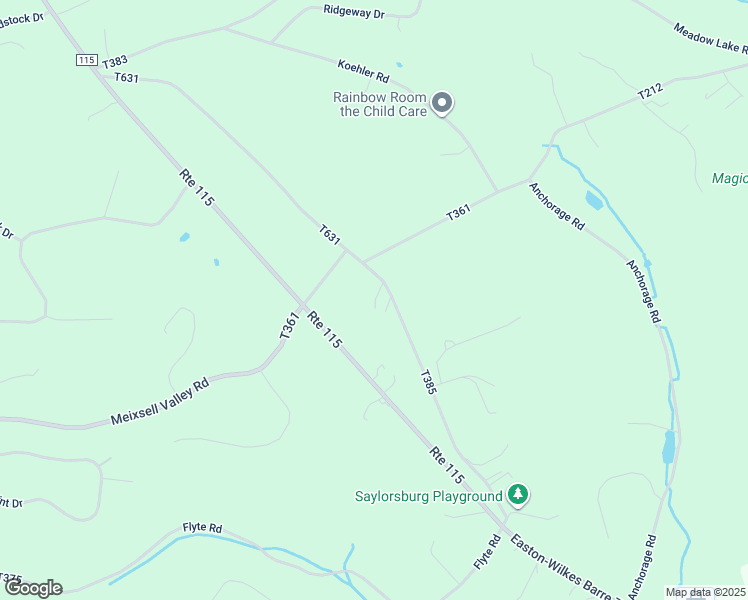 map of restaurants, bars, coffee shops, grocery stores, and more near 1631 Bonser Road in Saylorsburg