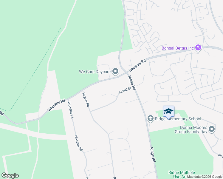 map of restaurants, bars, coffee shops, grocery stores, and more near 2 Ryan Court in Ridge