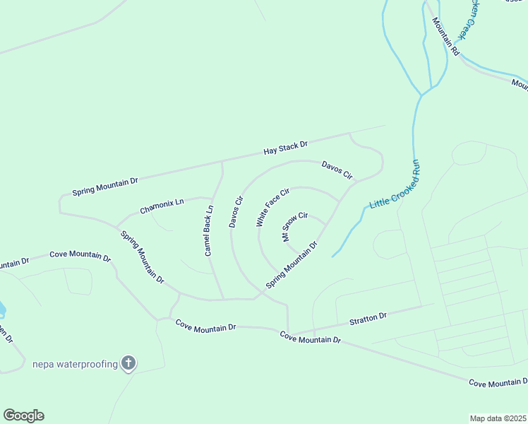 map of restaurants, bars, coffee shops, grocery stores, and more near White Face Circle in Schuylkill County