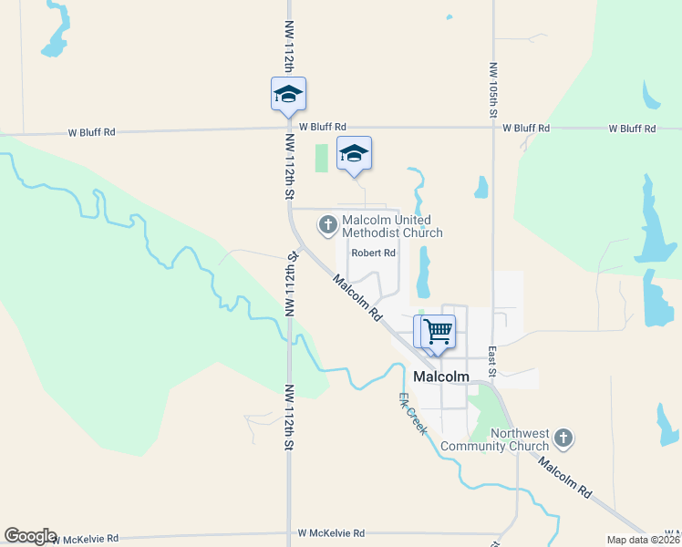 map of restaurants, bars, coffee shops, grocery stores, and more near 321 Hudkin Road in Malcolm