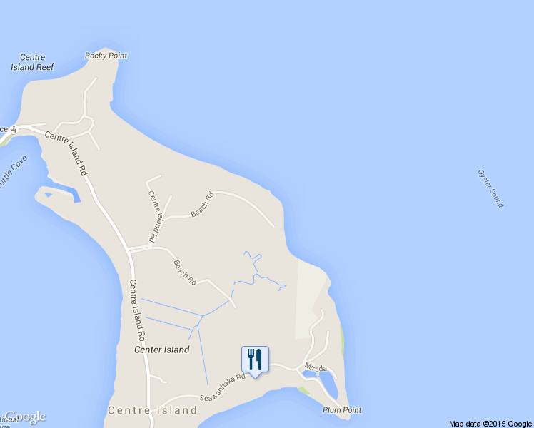 map of restaurants, bars, coffee shops, grocery stores, and more near 219 Centre Island Road in Oyster Bay