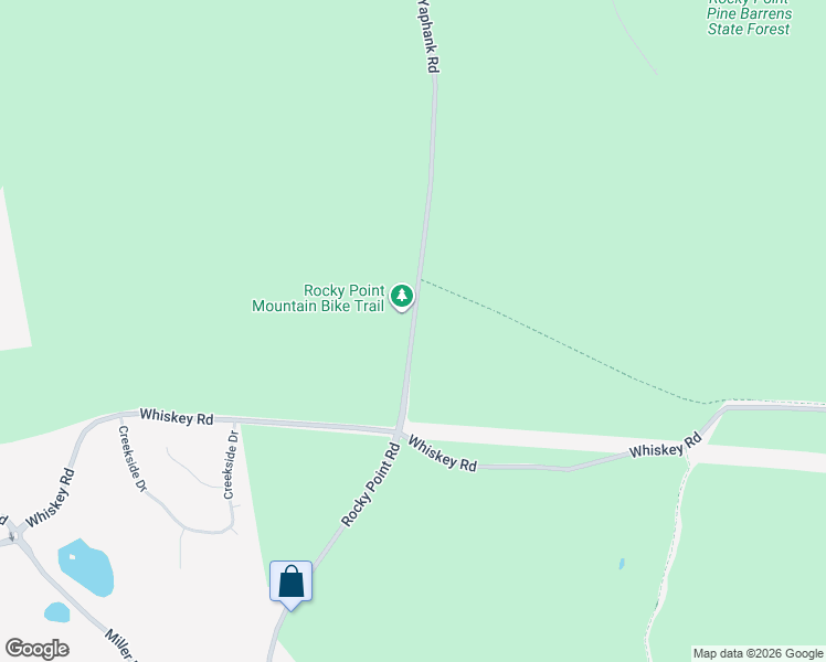 map of restaurants, bars, coffee shops, grocery stores, and more near 14 Rocky Point Yaphank Road in Middle Island