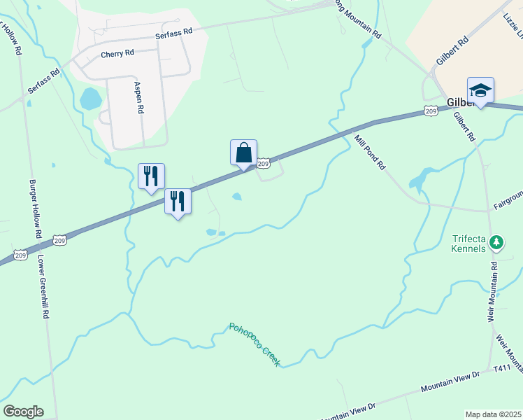 map of restaurants, bars, coffee shops, grocery stores, and more near 1088 Interchange Road in Gilbert