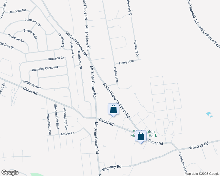 map of restaurants, bars, coffee shops, grocery stores, and more near 6 Helme Avenue Extension in Miller Place