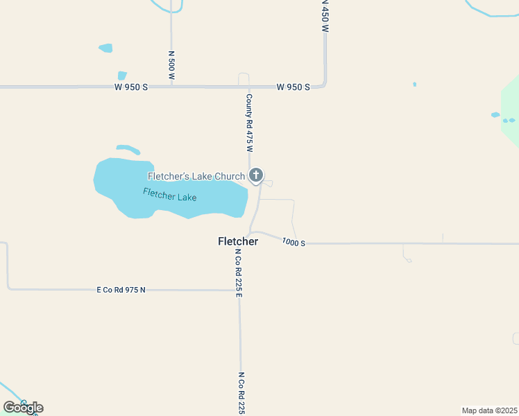 map of restaurants, bars, coffee shops, grocery stores, and more near 9871-9999 County Road 475 West in Kewanna