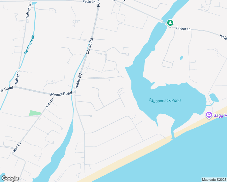 map of restaurants, bars, coffee shops, grocery stores, and more near 194 Quimby Lane in Bridgehampton