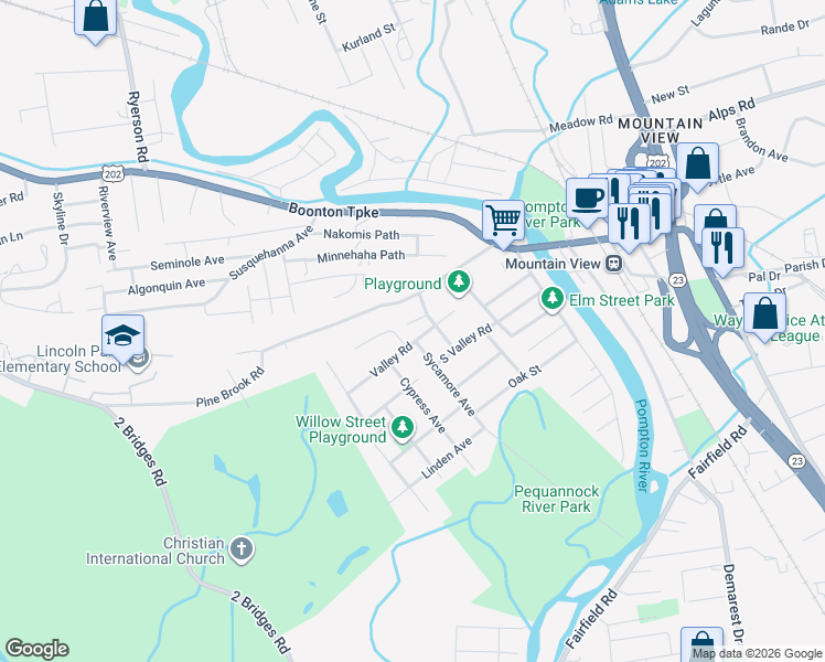 map of restaurants, bars, coffee shops, grocery stores, and more near 12 Caroline Terrace in Lincoln Park