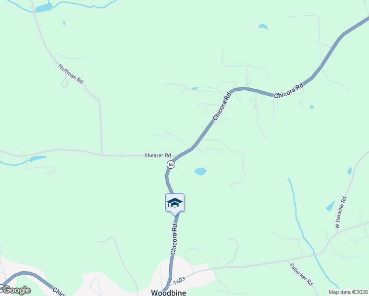 map of restaurants, bars, coffee shops, grocery stores, and more near 701 Chicora Road in Chicora