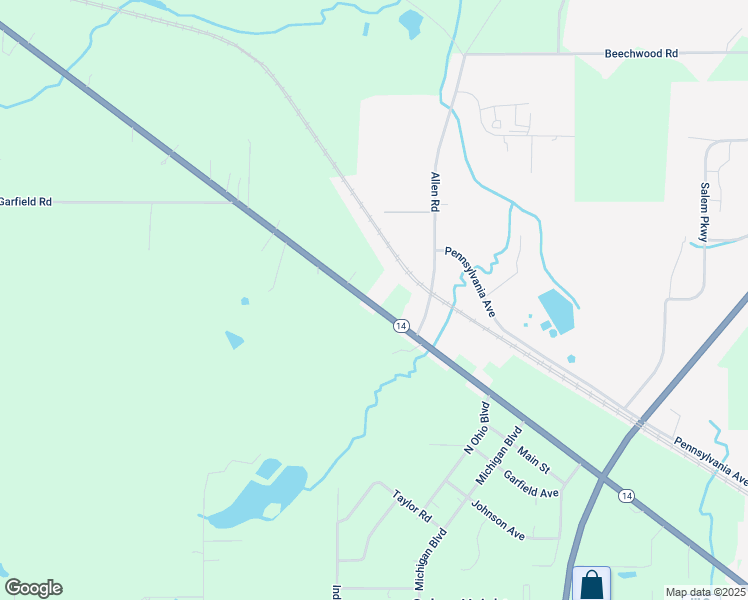 map of restaurants, bars, coffee shops, grocery stores, and more near 1253 Benton Road in Salem