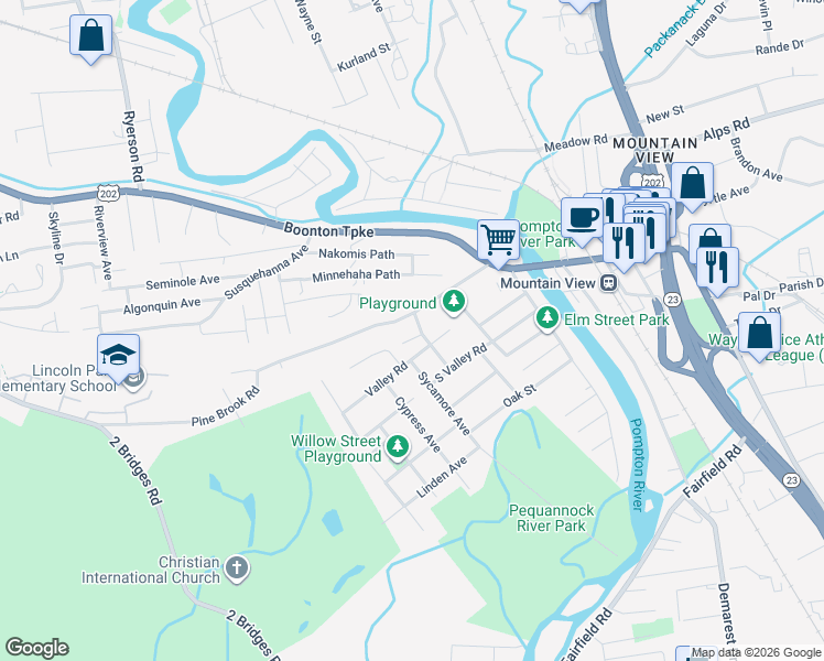 map of restaurants, bars, coffee shops, grocery stores, and more near 12 Caroline Terrace in Lincoln Park