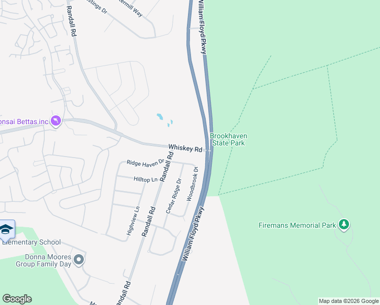 map of restaurants, bars, coffee shops, grocery stores, and more near 808 Whiskey Road in Ridge