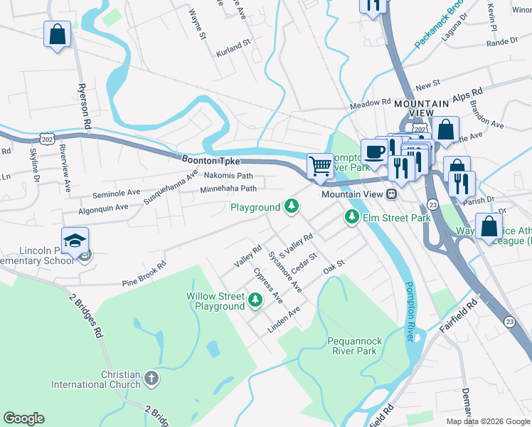 map of restaurants, bars, coffee shops, grocery stores, and more near 12 Caroline Terrace in Lincoln Park