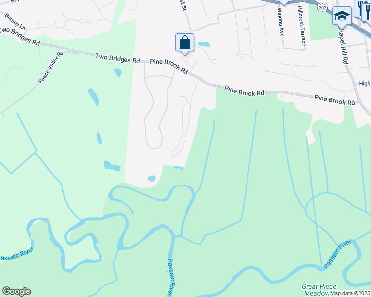 map of restaurants, bars, coffee shops, grocery stores, and more near 182 Robertson Way in Lincoln Park