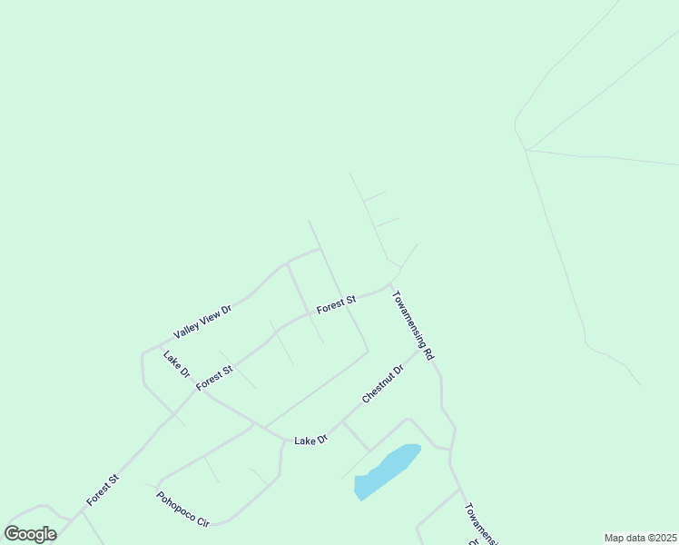 map of restaurants, bars, coffee shops, grocery stores, and more near 60 West Creek Drive in Lehighton