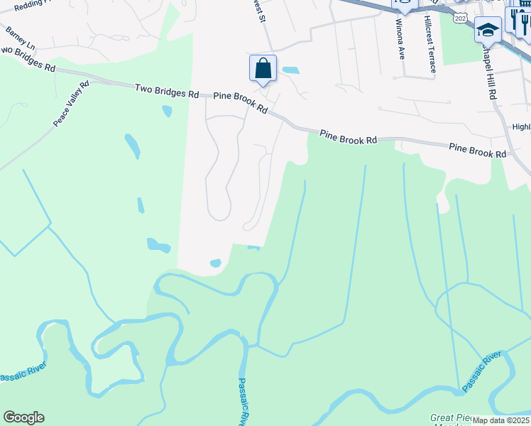 map of restaurants, bars, coffee shops, grocery stores, and more near 182 Robertson Way in Lincoln Park