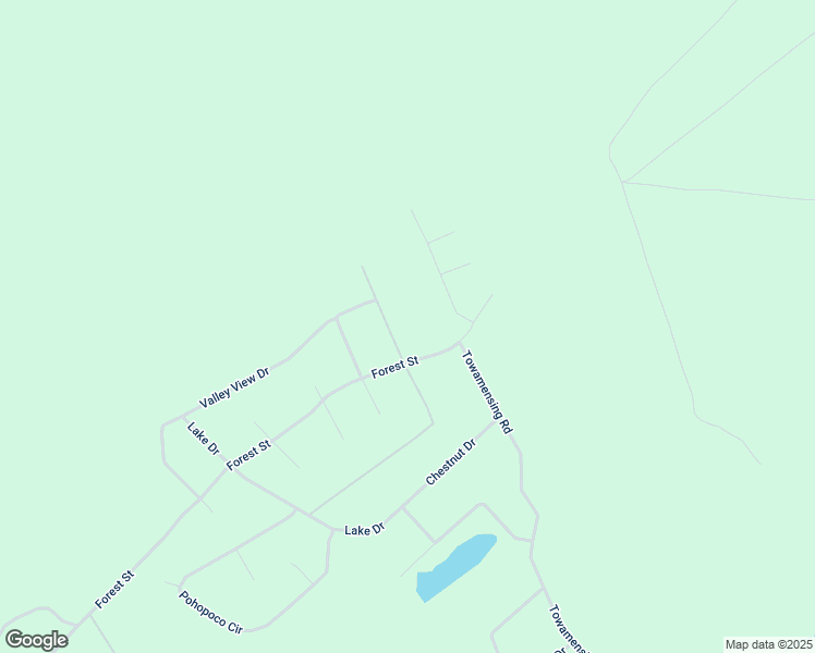 map of restaurants, bars, coffee shops, grocery stores, and more near 60 West Creek Drive in Lehighton