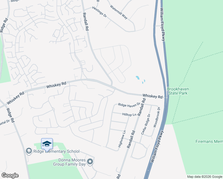 map of restaurants, bars, coffee shops, grocery stores, and more near 1 Bedford Court in Ridge