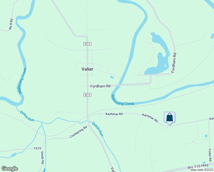 map of restaurants, bars, coffee shops, grocery stores, and more near Fordham Road in Valier