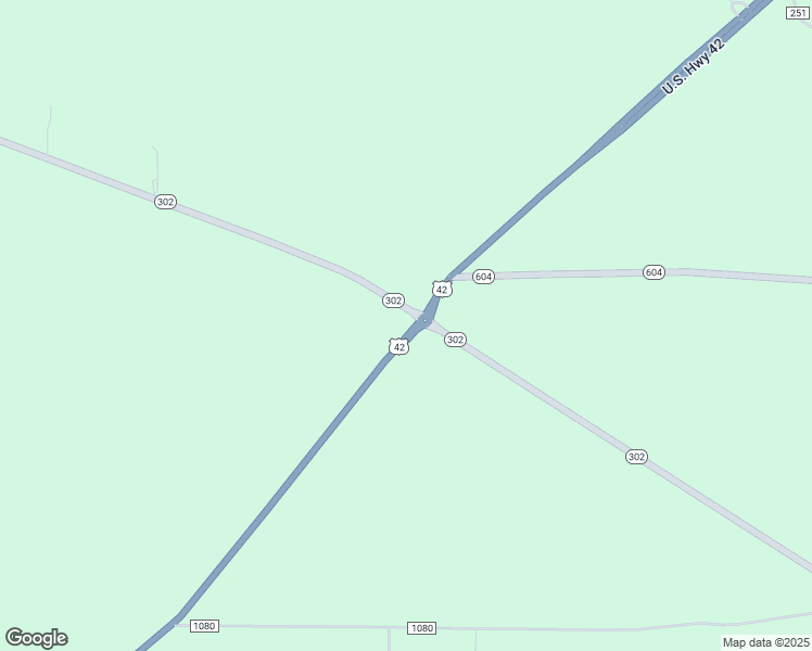map of restaurants, bars, coffee shops, grocery stores, and more near 348 U.S. 42 in Polk