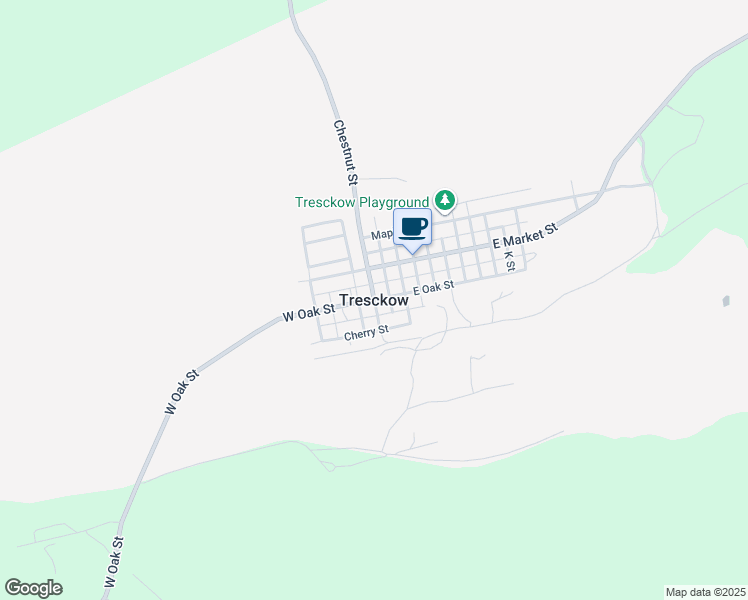 map of restaurants, bars, coffee shops, grocery stores, and more near in Tresckow