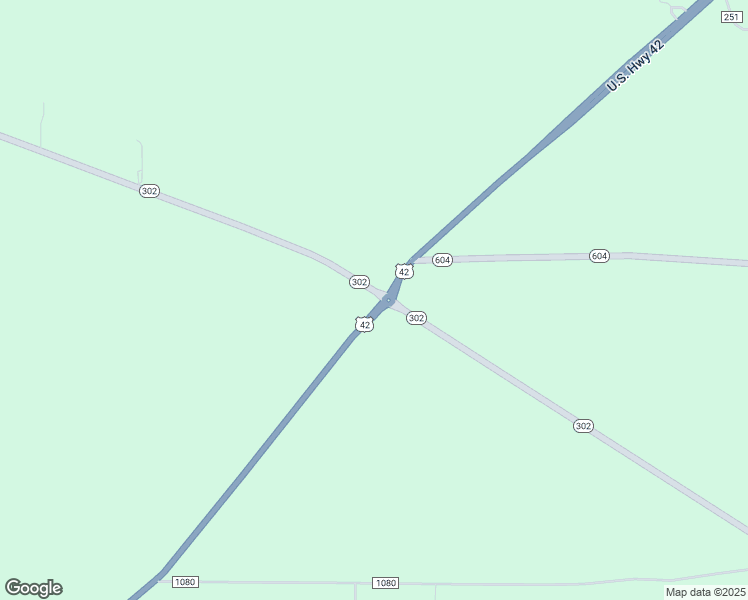 map of restaurants, bars, coffee shops, grocery stores, and more near 348 U.S. 42 in Polk