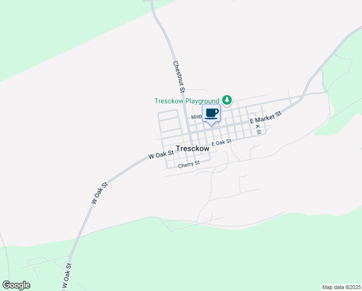 map of restaurants, bars, coffee shops, grocery stores, and more near in Tresckow