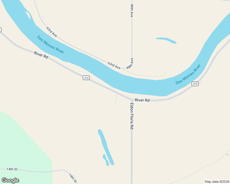 map of restaurants, bars, coffee shops, grocery stores, and more near 5104 River Road in Eldon