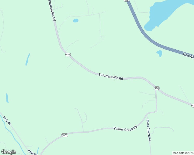 map of restaurants, bars, coffee shops, grocery stores, and more near 658 East Portersville Road in Portersville