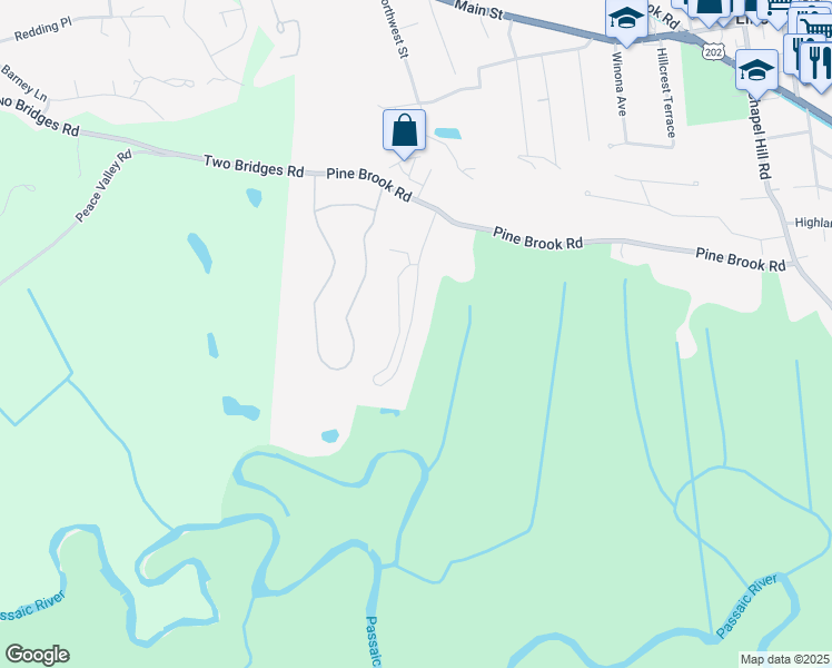 map of restaurants, bars, coffee shops, grocery stores, and more near 182 Robertson Way in Lincoln Park